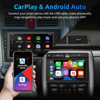 ESSGOO 2 Din 7 9 10 Inch Android Car Radio 2G 32G Universal Multimedia Player Carplay Android Auto Autoradio Stereo Bluetooth