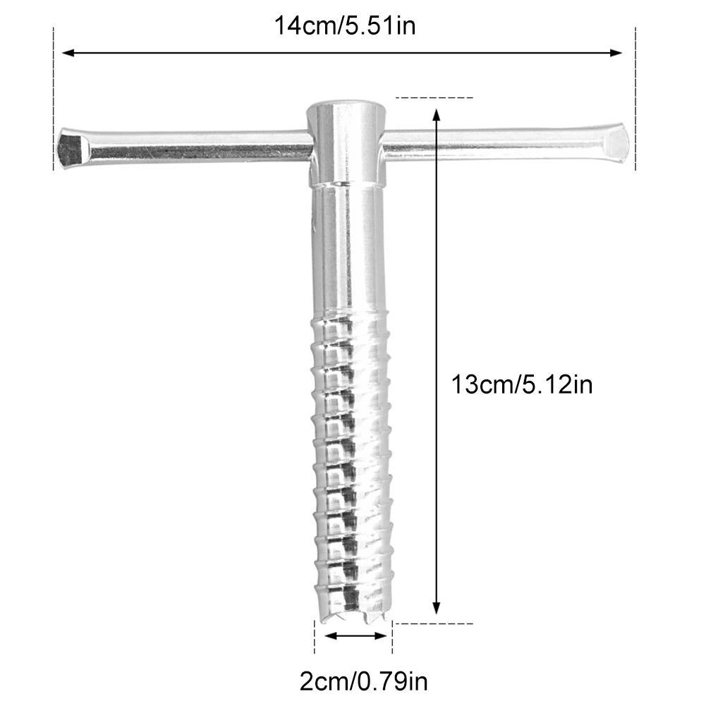 Lightweight Ice Breaking Screw Metal Universal Screws Pegs Multi-Purpose  Fixed Winter Fishing Accessories