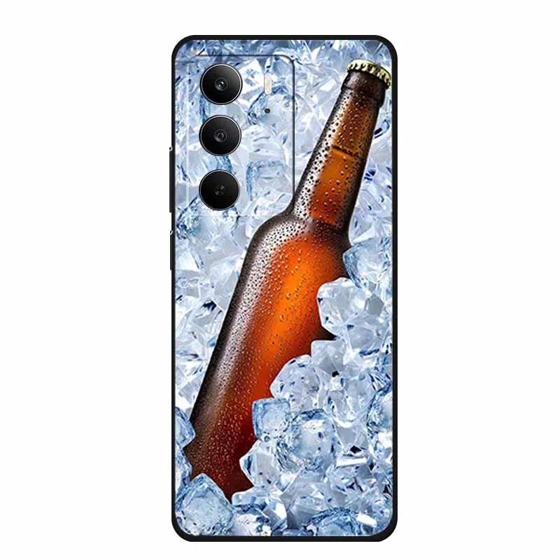 Fashion Black Silicone Soft Phone Case - Protective Back Cover