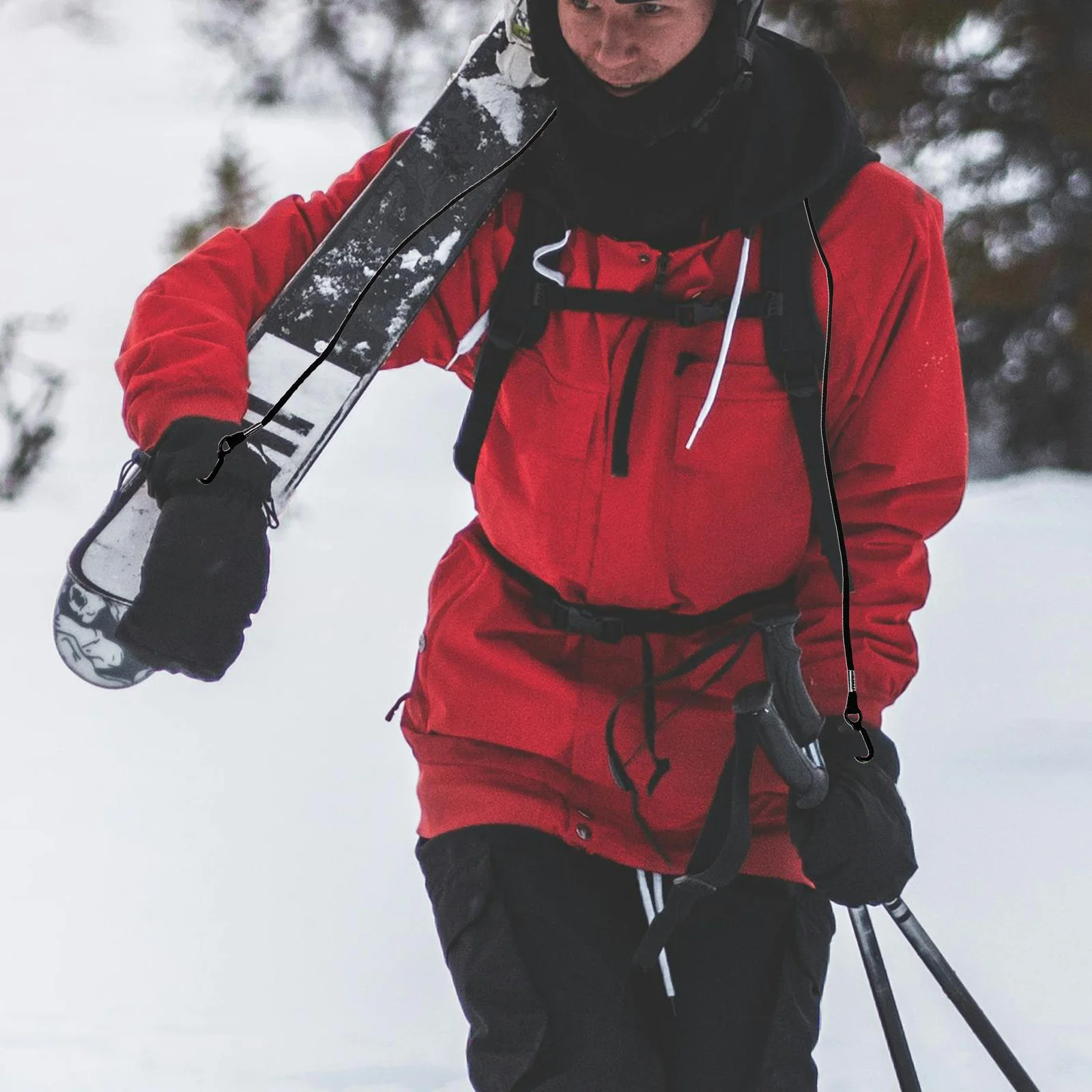 Anti-Lost Glove Holder Mitten Strap Winter Gloves Neck Hanger Rope Nylon Skate Gloves Lanyard 3
