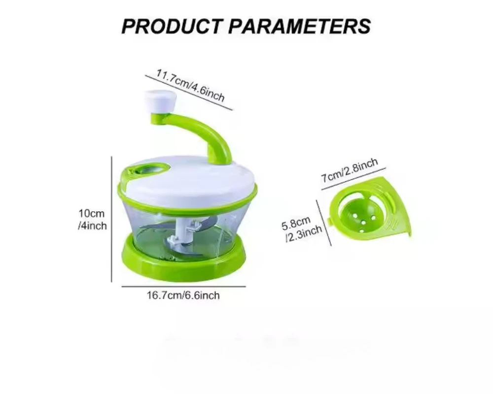 Manual Meat Grinder Hand Operated Food Processors Portable Multi-function Vegetable Cutter Garlic Chopper Mincer Mixer Blender garlic chopper meat grinder food grinder attachments