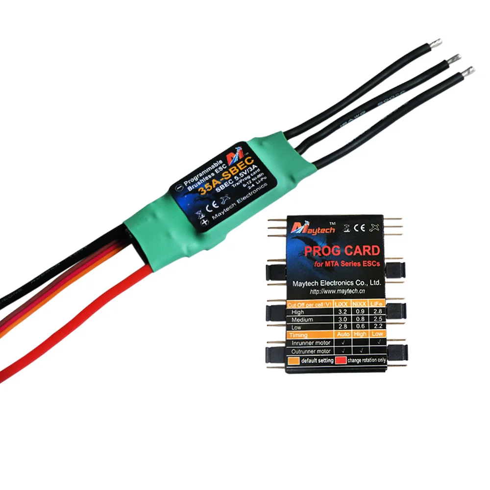 Maytech 35A SBEC Speed Controller Electronic Parts for Airplane RC Drone ESC