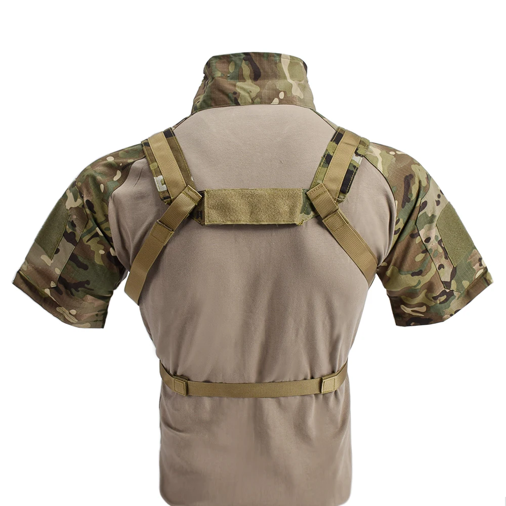 Tactical MK3 Chest Rig Micro Chassis SACK Pouch H Harness 5.56 7.62 M4 AK Magazine Insert Airsoft Paintball Hunting Vest Nylon