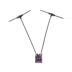 Enhanced 2.4G Diversity Receiver with Dual Antenna and Built - in TCXO (1PCS ELRS 2.4G Dual)