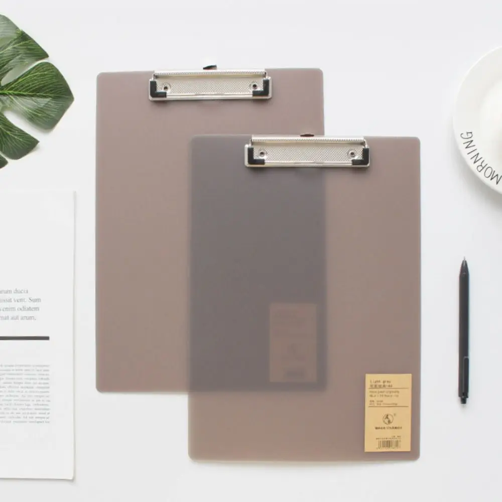 

With Low Profile Gold Clip A4 A5 A6 File Folder Writing Tablet Writing Sheet Pad File Folder Board Clamp Writing Pad