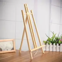 30cm/40cm/50cm Foldable Tabletop Easel Adjustable Portable Wood Drawing Easel Lightweight Art Supply Painting Display Holder 1