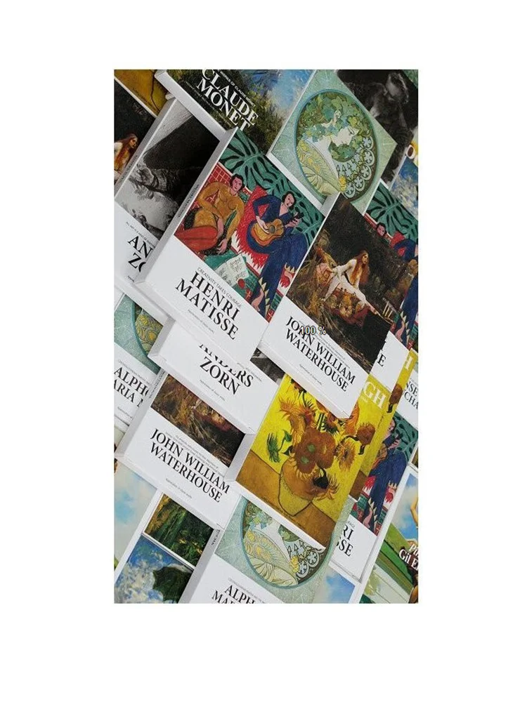 Art Museum Series: Famous Artists Postcard Collection - 30 Sheets