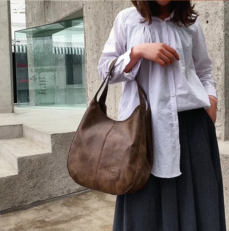 

Vintage Women Hand Bag Designers Luxury Handbags Women Shoulder Bags Female Top-handle Bags Fashion Brand Handbags