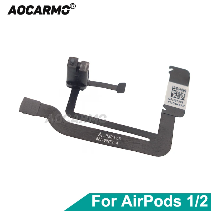 Aocarmo Per Apple Airpods 1 2 A1602 Battery Box Custodia Di Ricarica Light Flex Cable Repair Part