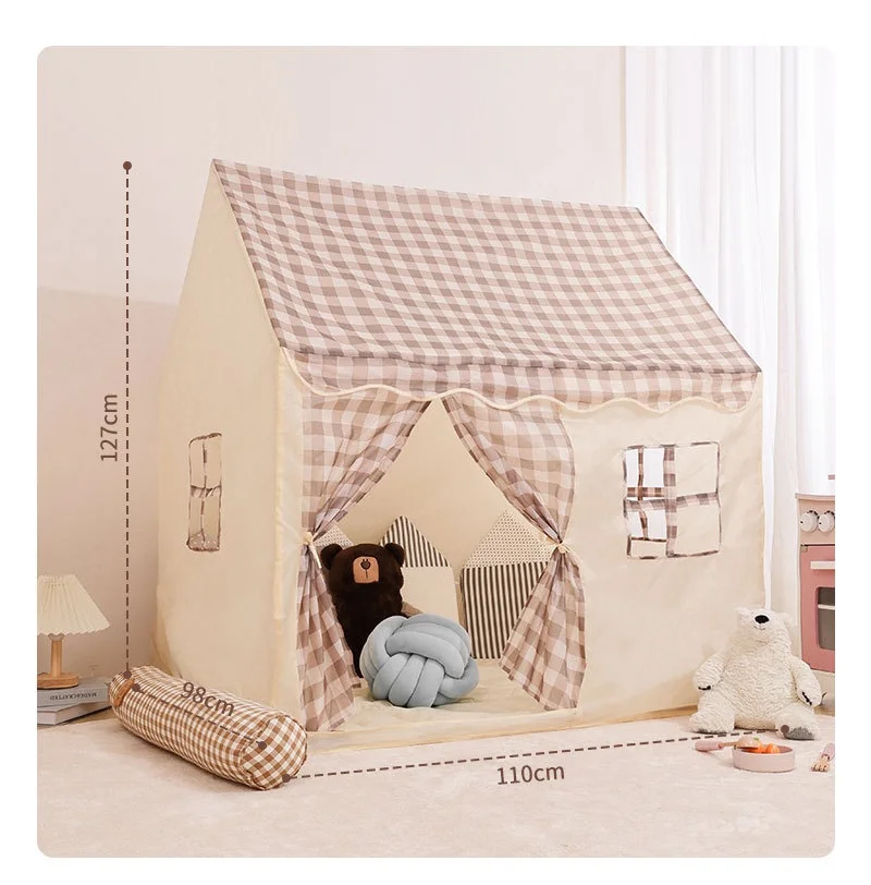 Kid Toy Tent Princess Child Small House Folding Play tent  Girl Castle Play House Baby Tent Not include light Ball Chrismas Gift 2
