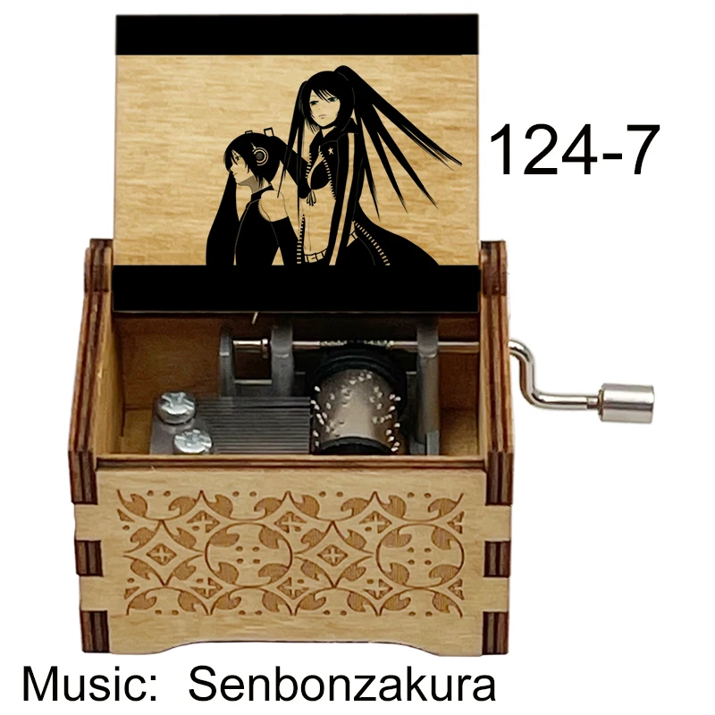 music Senbonzakura One Thousand Cherry Trees hand music box game fans new year Christmas gift home office decoration