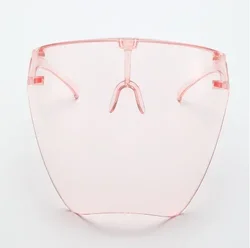 Enhanced Protective Full Face Shield with Spherical Lens (Full  Pink)