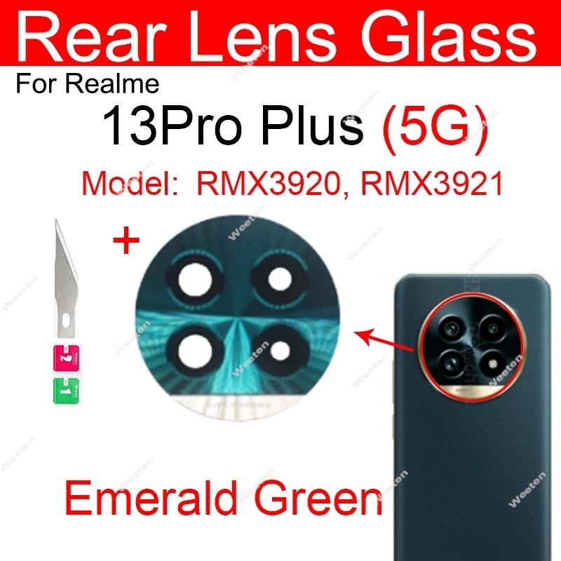 Premium Rear Camera Glass Lens with Adhesive for Easy Replacement - High-Quality Repair Component
