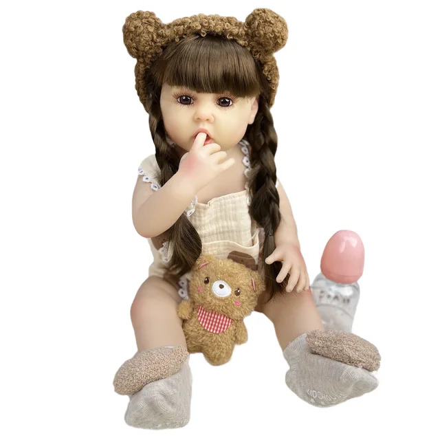 22 Inch Erin Bebé Reborn Dolls Full Body Soft Vinyl Lifelike 22 Inch Erin Bebé Reborn Dolls Full Body Soft Vinyl Lifelike