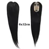 4 Sizes Silk Base Virgin Human Hair Women Toppers 3 Clips Natural Scalp Top Base Black Brown Color For White Women 2