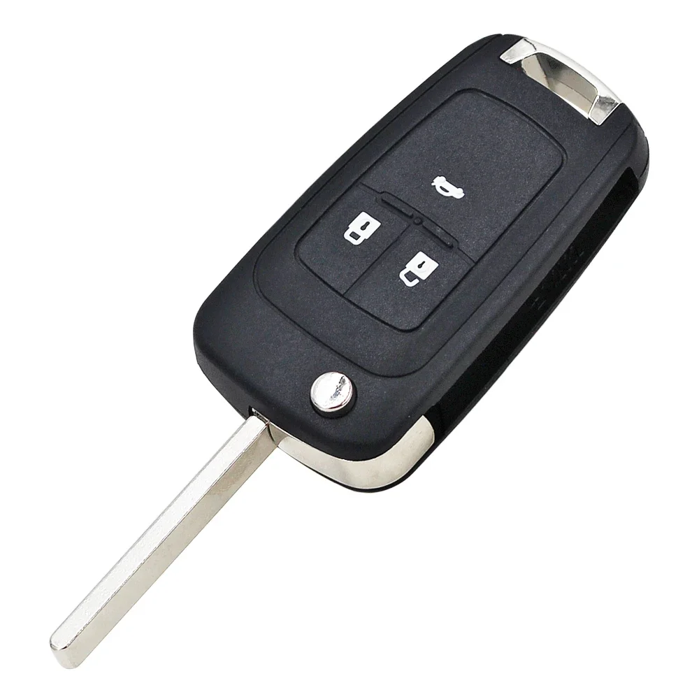 3 Button Flip Folding Key Shell Case Fob For Chevrolet Aveo Cruze Uncut Blade 8/10/20/30/40PCS/LOT key case,car key shell,key shell