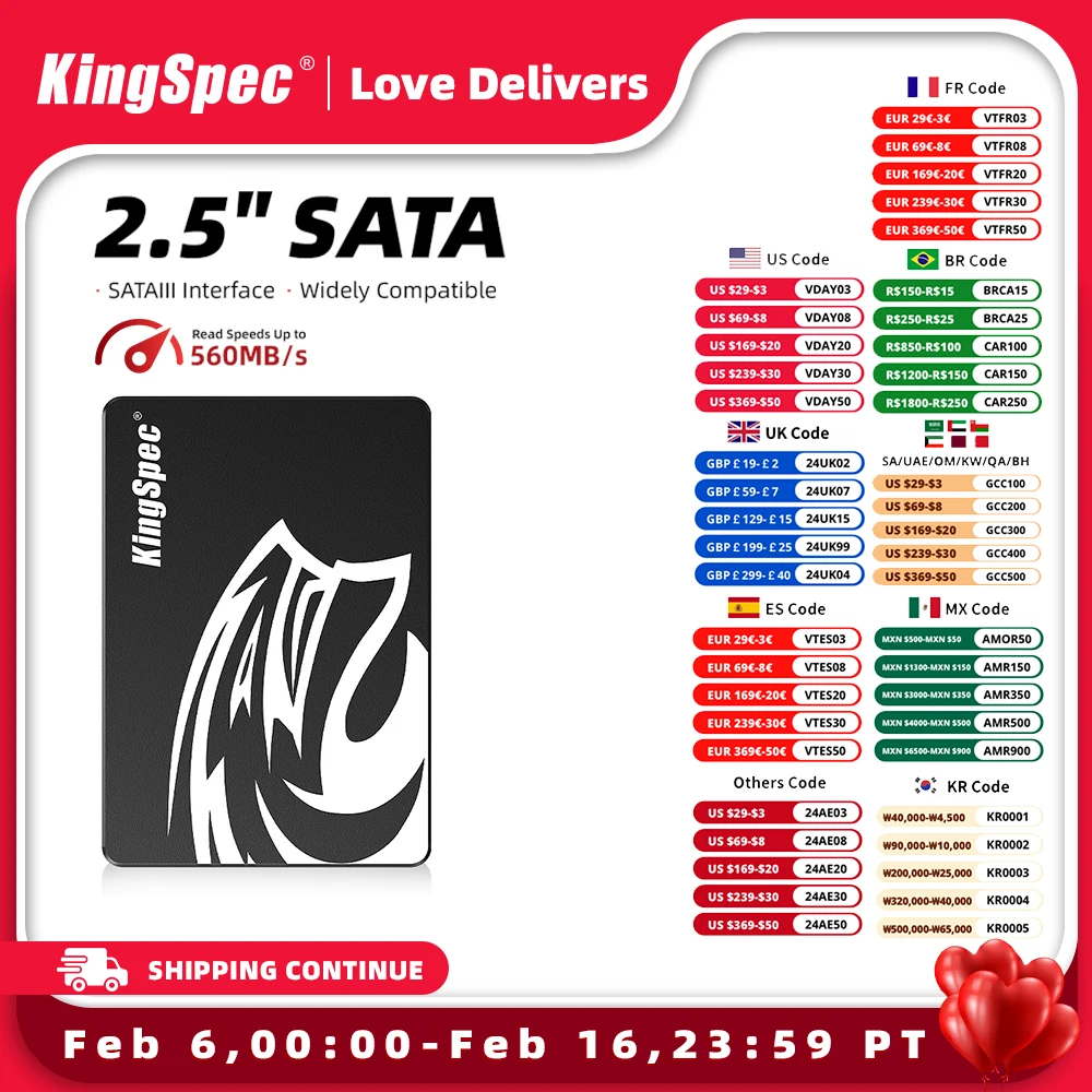 Kingspec Ssd 2.5 120 Gb 240 Gb 480Gb Sata 256 1 Tb 512Gb Hard Disk Ssd Drive Per Laptop Hd Pra Notebook Disco Sdd Hdd