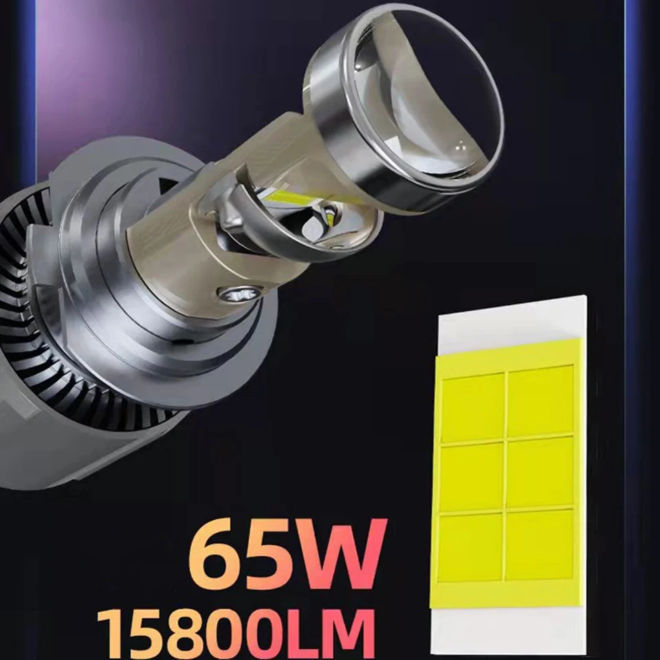 XENPLUS LP38 100W 120W 60000LM 6500K 3 pulgadas taza de lámpara dual no destruct