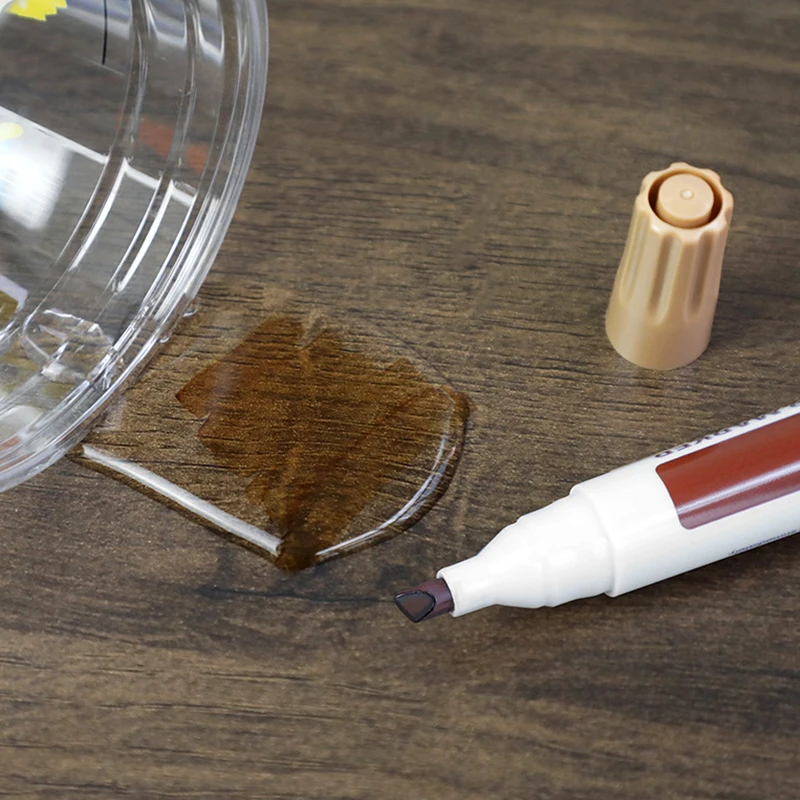 3Pc Furniture Touch-up Marker Waterproof Permanent Markers Pen for Restore Repair Andy Wood Surface 2