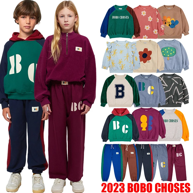 

2023 Autumn Winter Boys Sweatshirts Set Children's Sweater Girls Sweatshirts Long Sleeve Tops Kids Children's Clothing Set