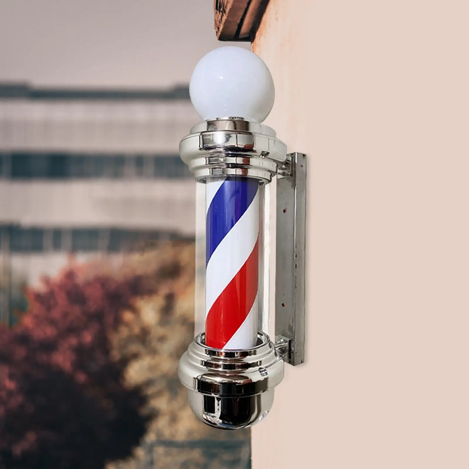 Barber Pole LED Light Rotating Hair Salon Sign Light Stripes Wall Mount Waterproof for Outdoor Party Hairdressing Indoor Barber Pole LED Light Rotating Hair Salon Sign Light Stripes Wall Mount Waterproof for Outdoor Party Hairdressing Indoor