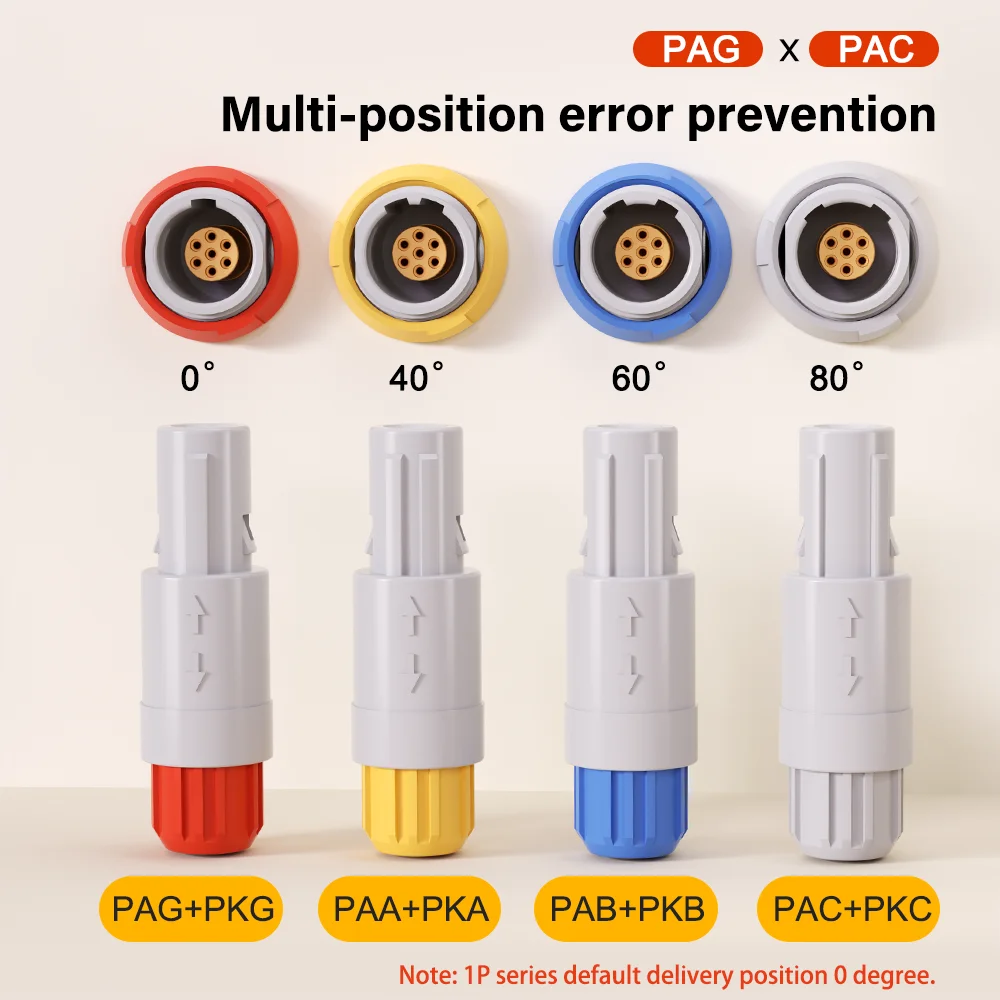 Enhanced Medical-Grade Push-Pull Connector – Durable, Plastic Plug & Socket with Secure Latching Mechanism