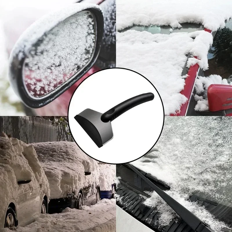 2Pcs Car Snow Remover Ice Scraper Windshield Ice Breaker Snow Shovel Cleaning Tools Quick Clean Glass Brushes Auto Accessories