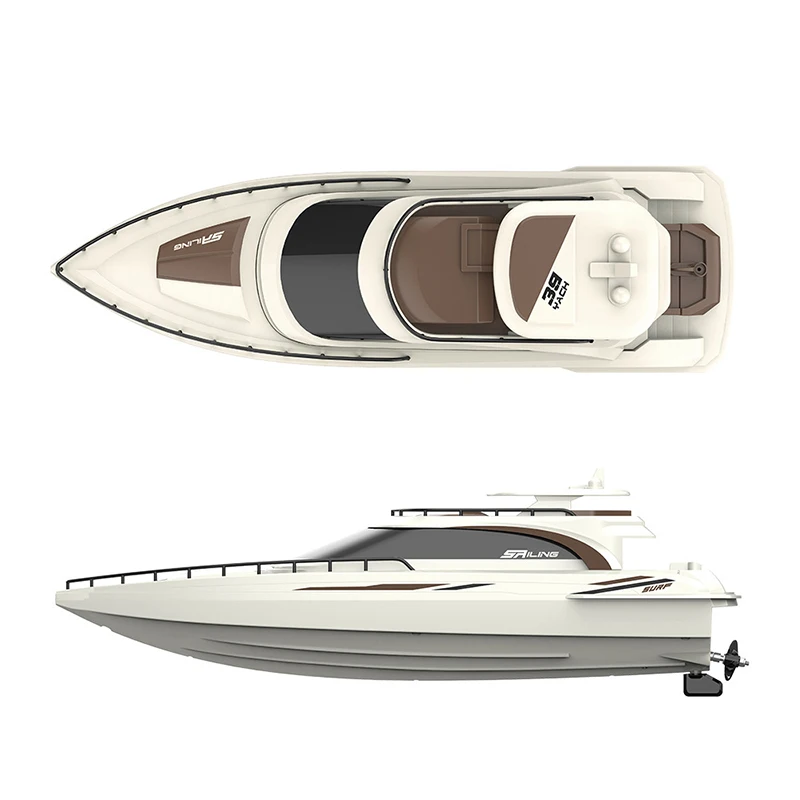 Remote Control Boat TKKJ 2.4G RC Boat Mini Remote Control Boat 1/28 Scale Dual Motor 15KM/H Fast Speed Electric Water RC Speedboat Boy Toy Gift