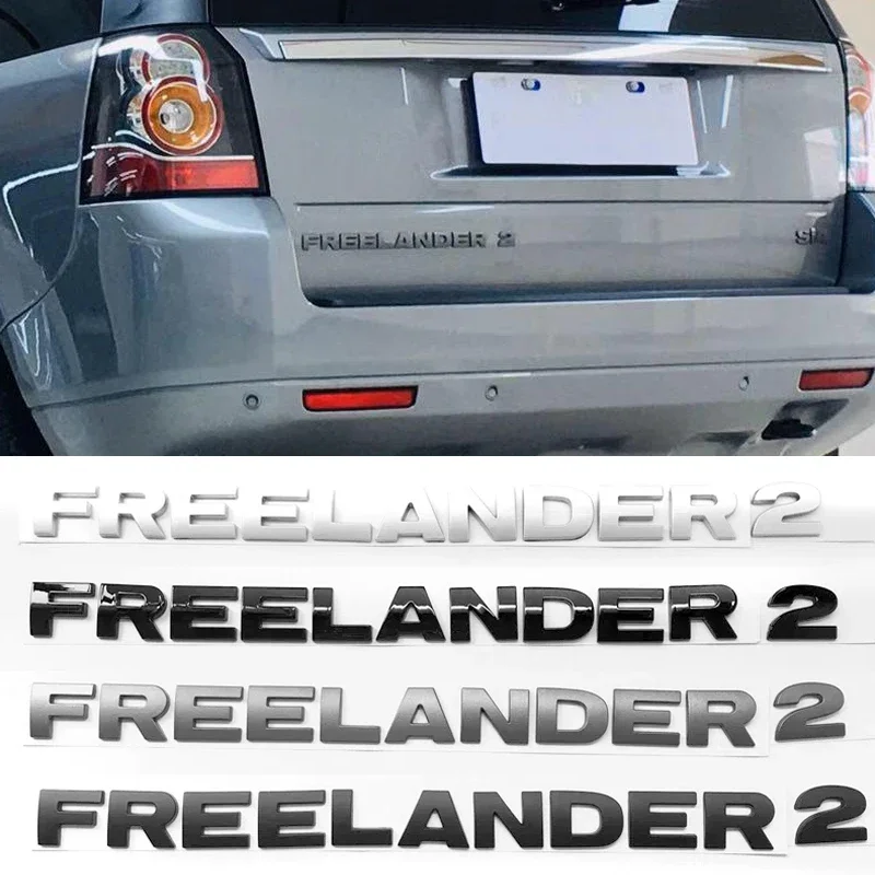 

ABS автомобильные аксессуары, значок, 3d наклейка для Freelander, 2 буквы, автомобильная эмблема заднего багажника, наклейка 3M, модификация, украшение