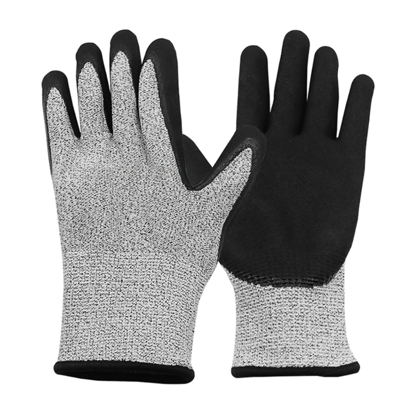 

Hand Protection Equipment Anti-cutting Gloves HPPE Widely Used Comfortable Dedicated Nitrile Frosted Work Gloves
