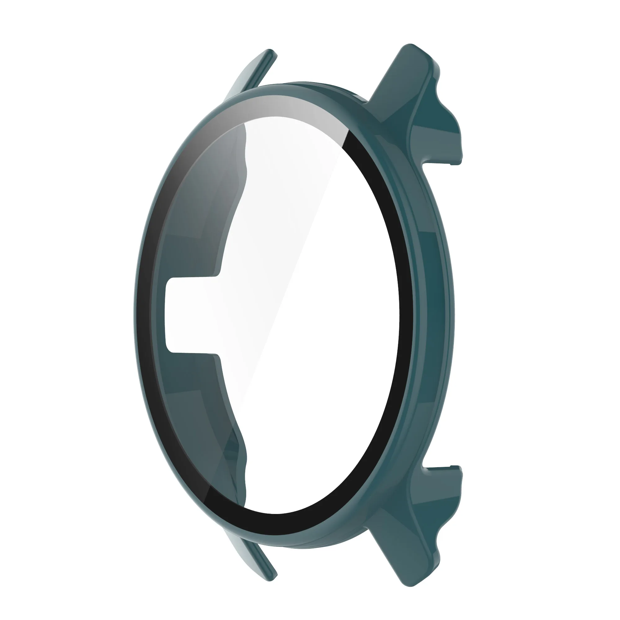 Tempered Glass Screen Protector Case for Smartwatch - Full Coverage Protective Shell
