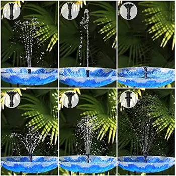 3.5W Solar Fountain Pump DIY Solar Panel Fountain with 4.9FT Water Pipe Pump for Bird Bath Garden Decoration Pets Drinking Pon - Image 3