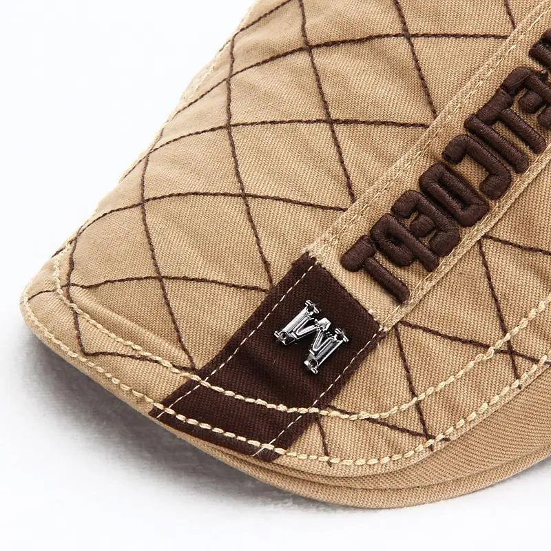 Hot Sale Summer Outdoor Flat Hat Sports Cotton Beret Caps Solid Color Casual Peaked Caps Unisex M Label Stylish Casual Sun Hats