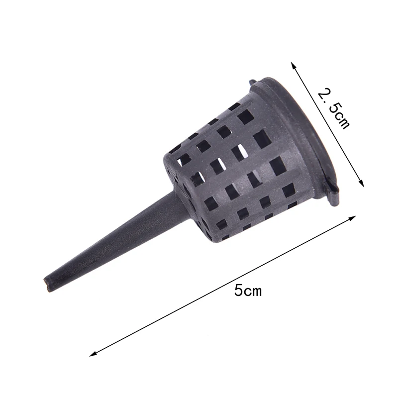 50pcs Plants Fertilizer Basket Fertilizer Mesh Box Pots Garden Nursery Pots Portable Aquarium with Lid Planting Nutrition Cups