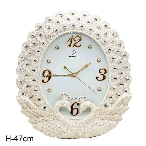 Watch Wall 42 х47 cm/95245t-2/уп.10/peacocks wall clock large | Дом и сад