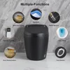 Smart Toilet with Bidet Built in,Black One-Piece Toilet Elongated Automatic  Tankless with Auto Flushing 5