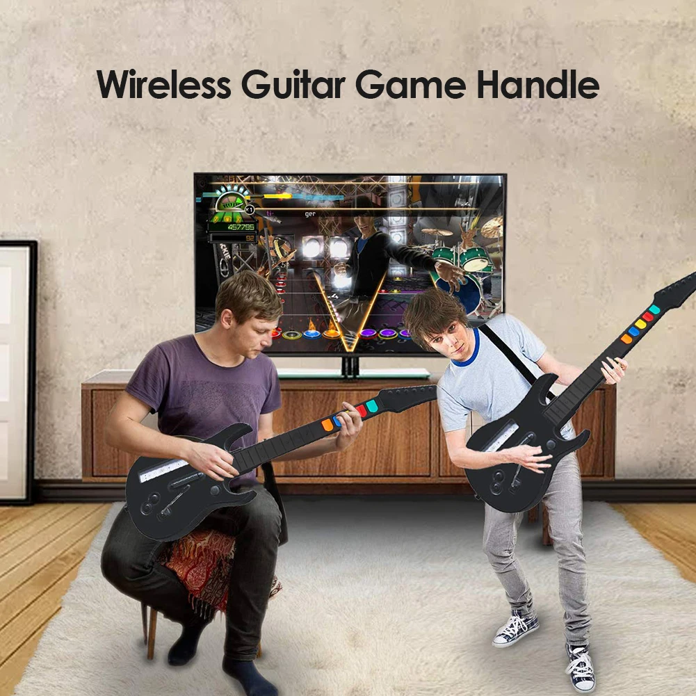 DOYO Guitar Hero Gamepad Controller with Strap for PC PS3 Clone Hero Rock  Band Games Remote Gamepad Joystick Console