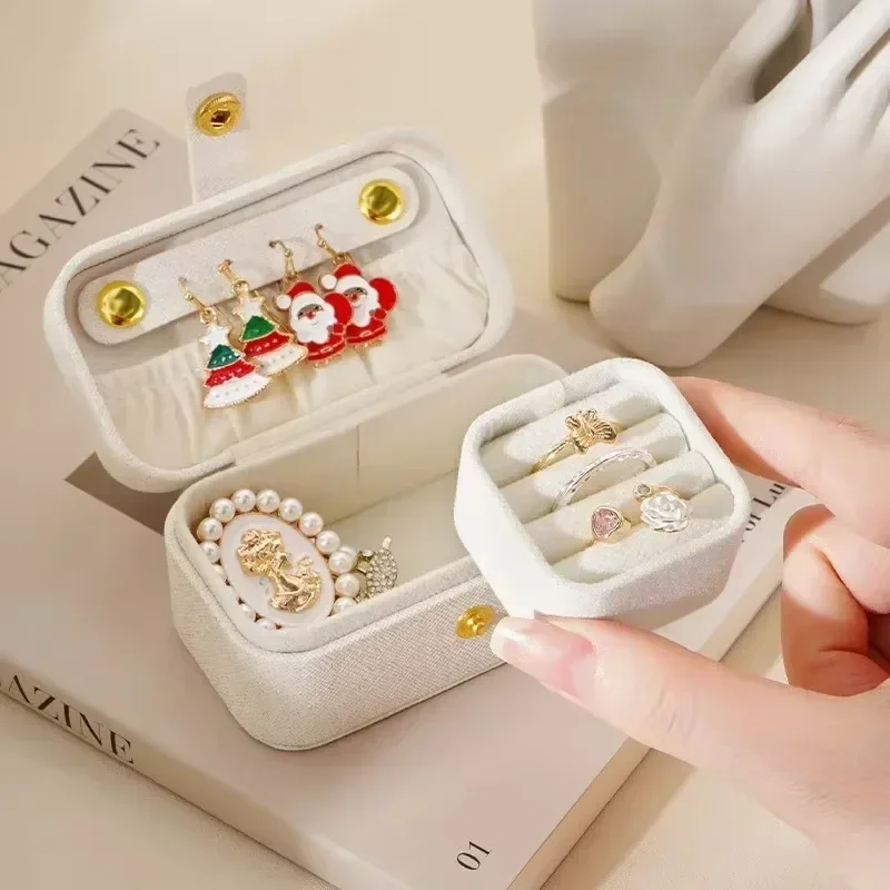 Pu Leather Jewelry Box Multi-layer Storage