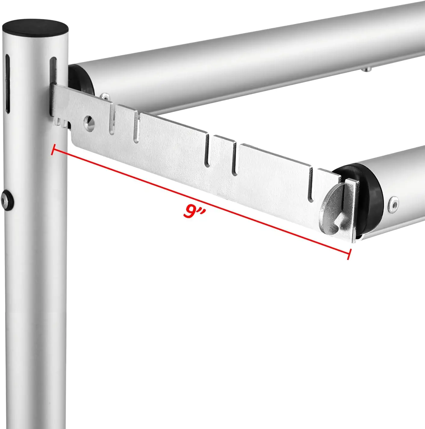 Dual Backdrop Stand Kit, Slip-on Drape Stand, Pipe and Drape Backdrop