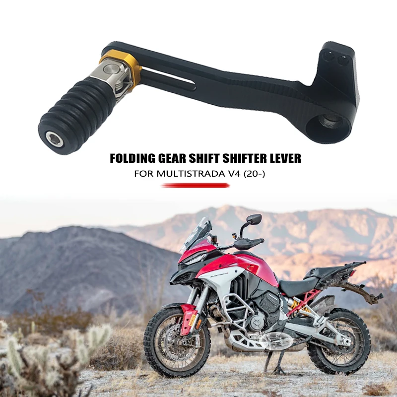 

For Ducati Multistrada V4 Adjustable Folding Gear Shift Lever Shifter Pedal Lever V4S V4 Sport 2021 2022 Motorcycle Accessories
