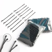 50pcs Women Girls Solid Bobby Pin Hair Clip Casual Curly Wavy Grips Hairstyle Hairpins Styling Hair Accessories 5cm 5