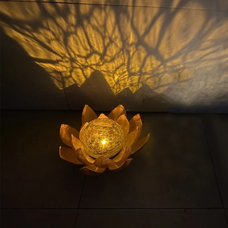 Tanie Lampa Led zasilana energią słoneczną w kształcie kwiatów pływająca fontanna sklep