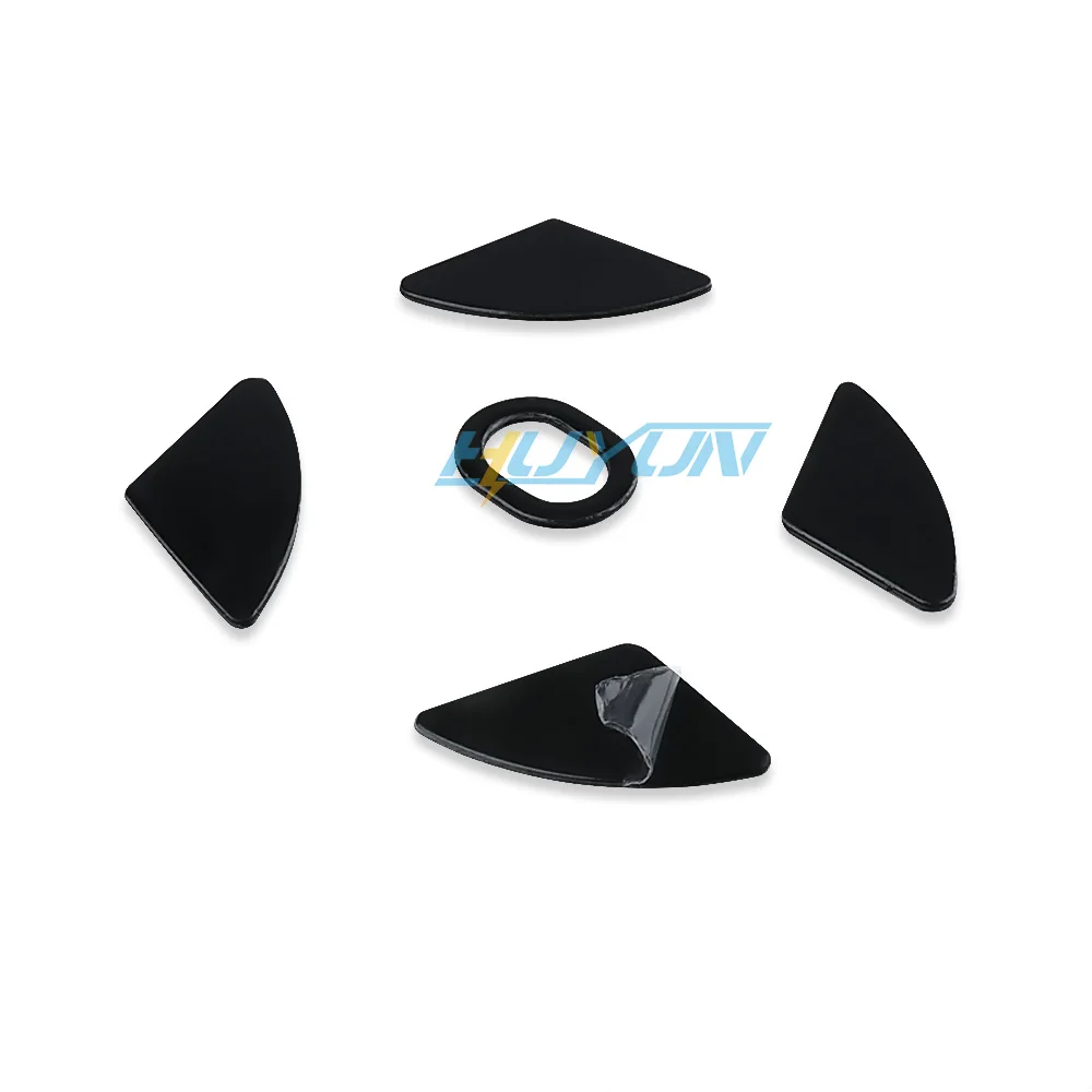 2 Sets Rounded Curved Edges Mouse Skates for COR.SAIR SABRE RGB PRO Wired/Wireless Mouse