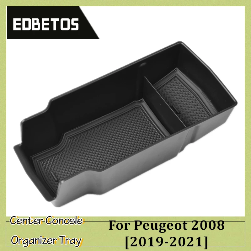 

Center Console Armrest Box Storage For Peugeot 208 E-208 2008 2019 2020 2021 E208 Accessories Tray Interior Stowing Tidying
