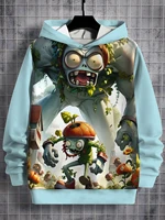 HOT Game p-Plants vs. Zombies 3D Print All Seasons Children Casual Sweatshirt Cool Pullover Tops Unisex Clothes Boy Girl Hoodies 2