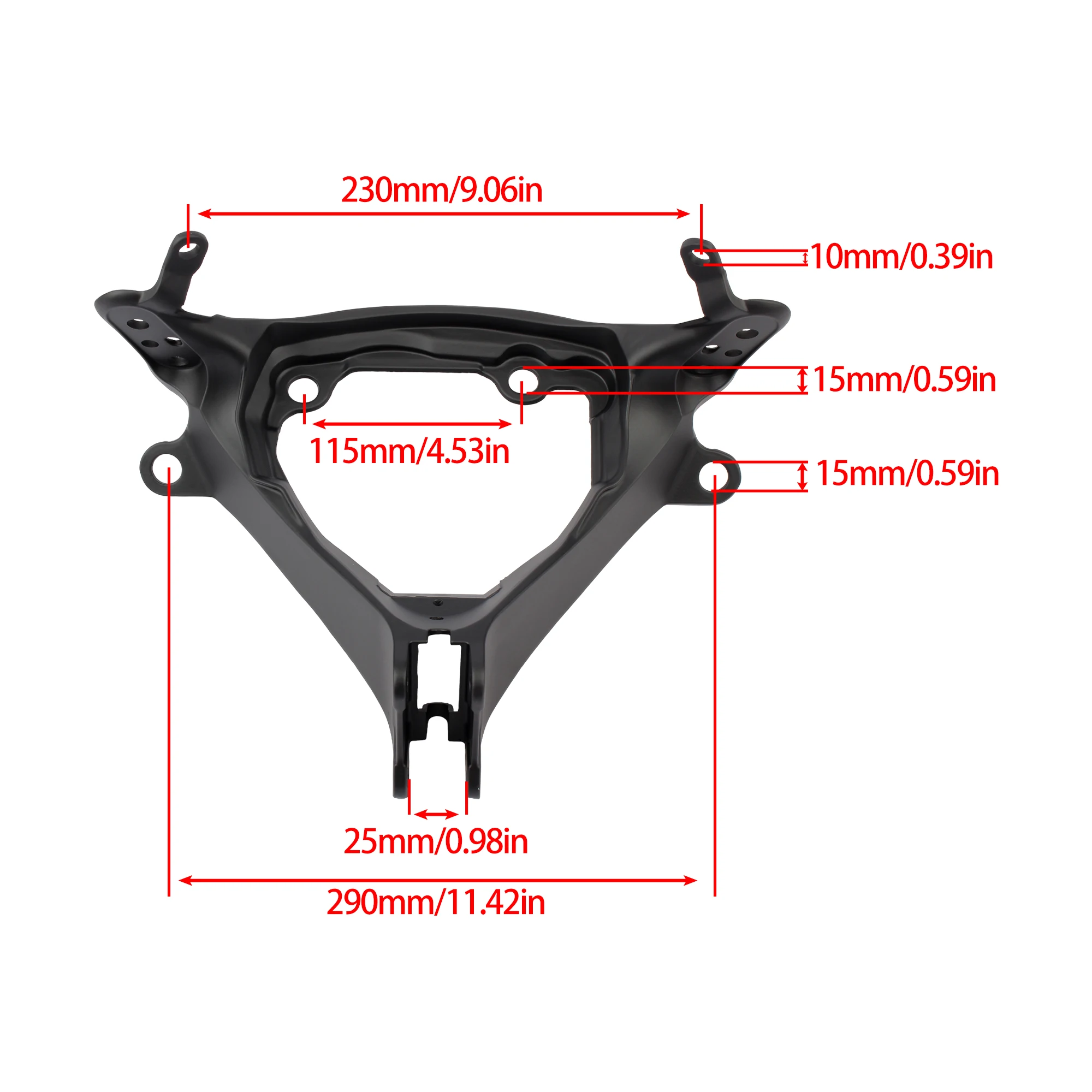 오토바이 헤드 라이트 브래킷 오토바이 어퍼 스테이 페어링 스즈키 GSXR600 GSXR750 2011 2012 2013 2014 2015 2016 액세서리