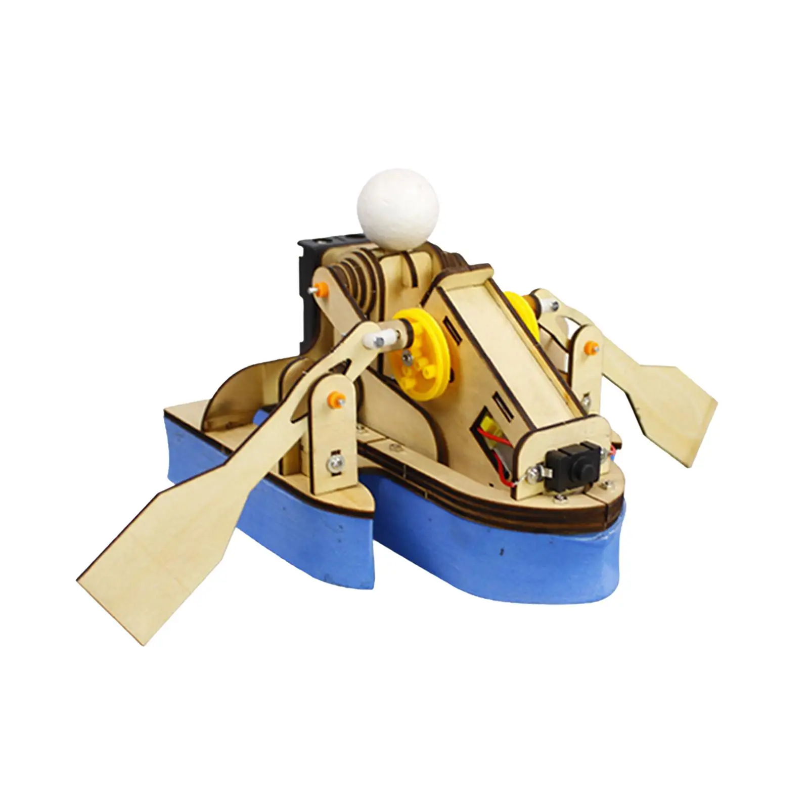 Hand Rowing Boat Model Kits Building Puzzles Party Favors 3D Puzzles Science Experiment Kits Stem Building Kits New Year Gifts