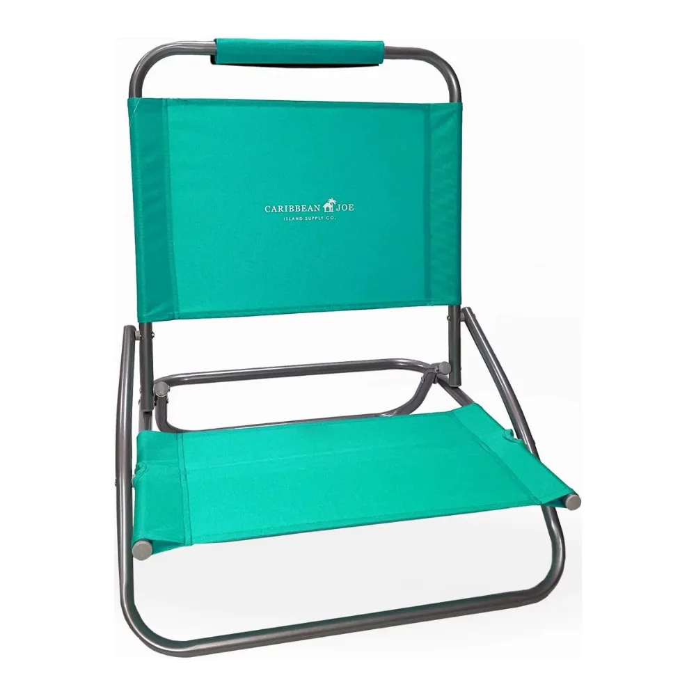 

One Position Folding Beach Chair, Aqua