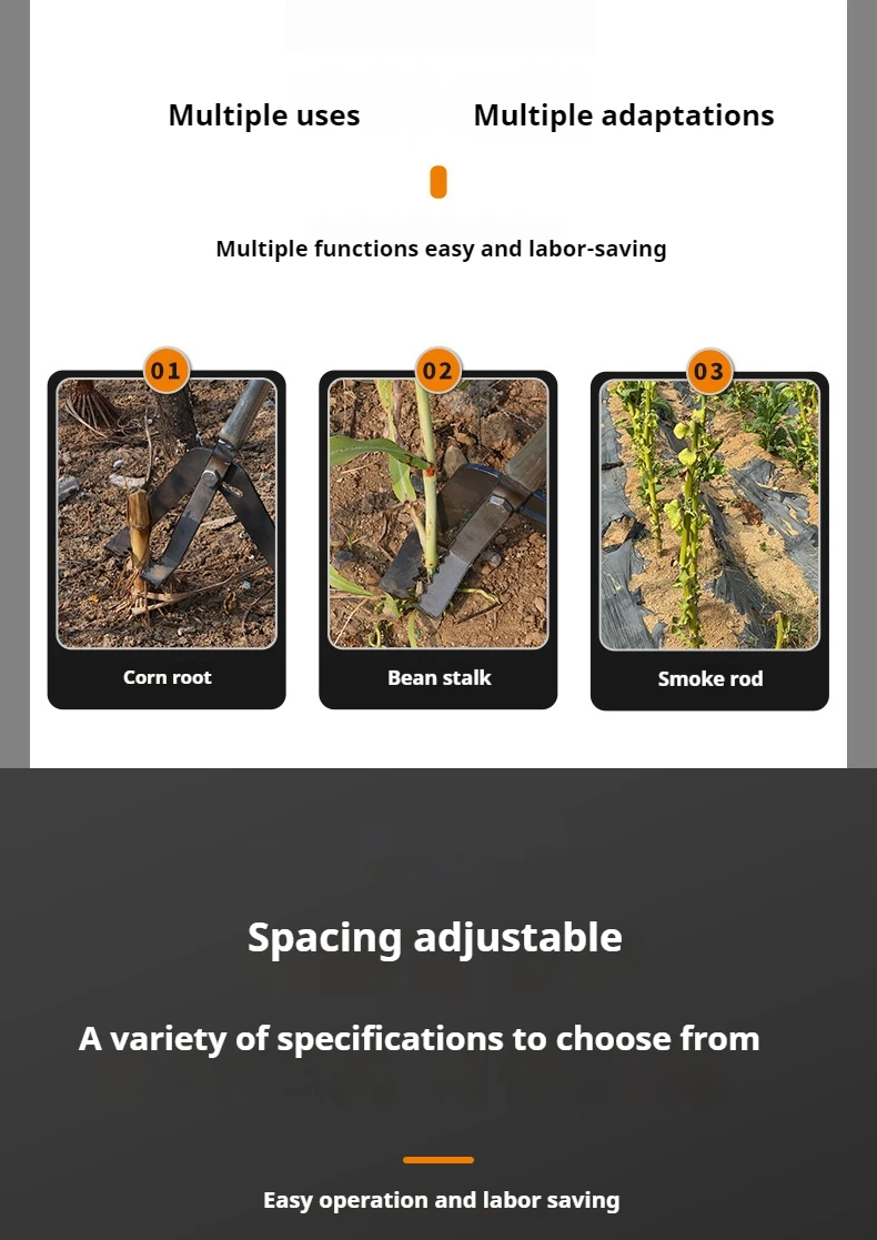 Description Picture 6 of itemHigh Strength Root Remover Garden Tool Designed for Agricultural Use Perfect for Efficient Root Removal of Crops Vines care