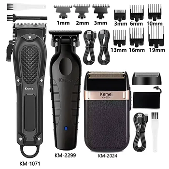 Hair Clipper UBS Rechargeable Cordless Beard Trimmer Powerful Electric Hair Clippers for Men
